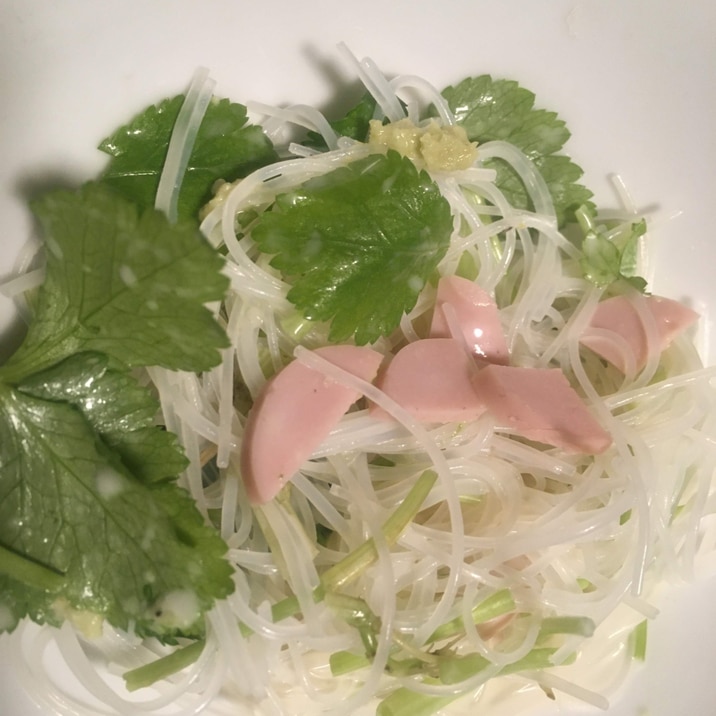 三つ葉と魚肉ソーセージの春雨サラダ レシピ 作り方 By Naben 楽天レシピ 三つ葉と魚肉ソーセージの春雨サラダ レシピ 作り方 By Naben 楽天レシピ